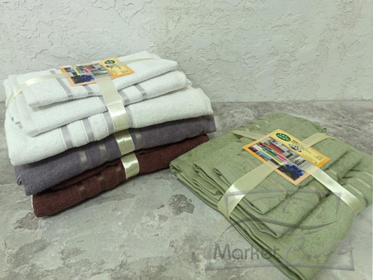 Набор полотенец Лабиринт махра 50*100+70*140