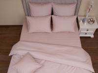 Простыня на резинке 180*200*25 сатин меланж КАКАО