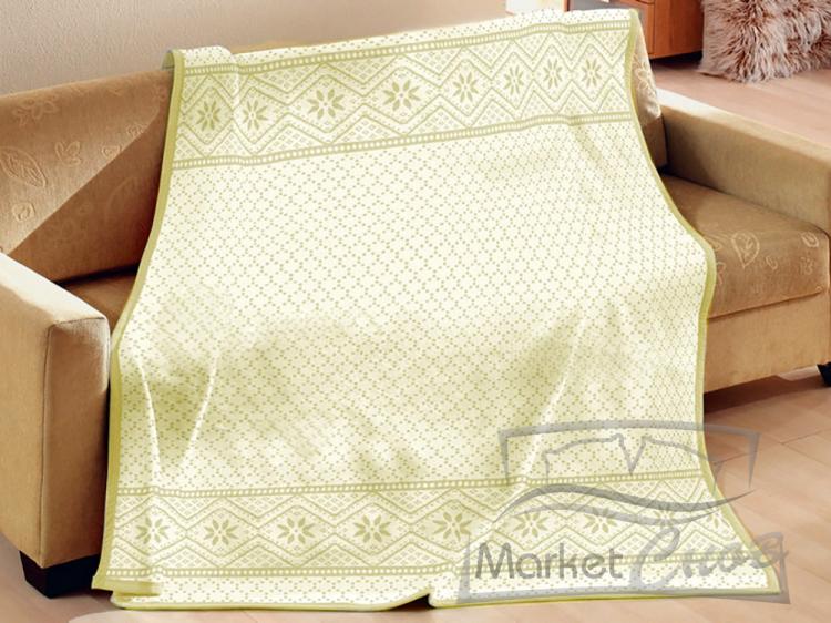 Плед cotton Rajtex 200*220 Снежинка беж 1710b