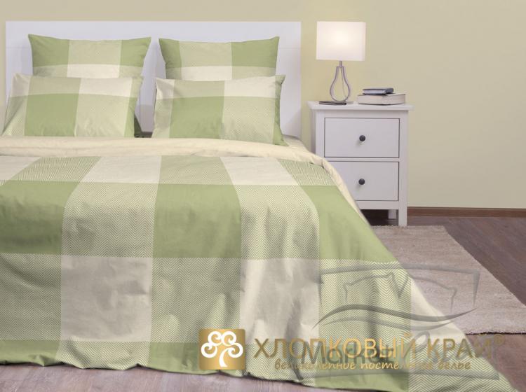 КПБ (1,5 сп.; 2 нав. 50*70; бязь люкс; 1) 5627/4 Лондон фисташка