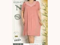 Ночная сорочка с рукавом арт 70211