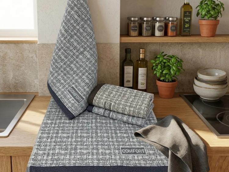 Салфетка Лен махра 35*35 арт.5103287