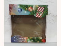 Коробка Новый год 19*19,5*6 с окном