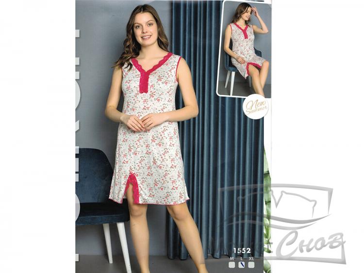 Ночная сорочка на лямках 1552