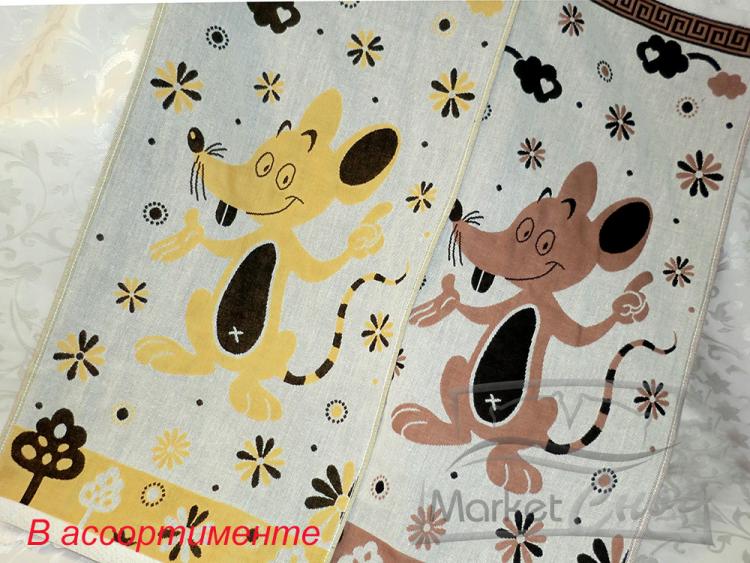 Полотенце Лен Мышки 34*78 (12шт)