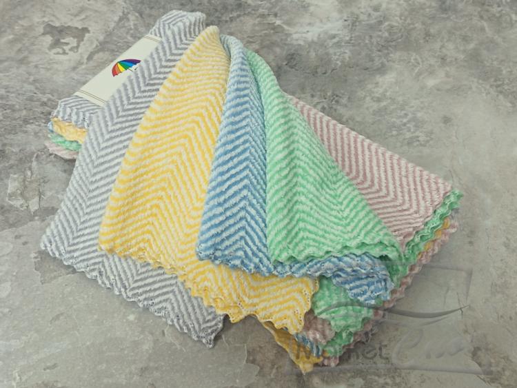 Салфетки микрофибра из 5-и 30*30 арт.28615314