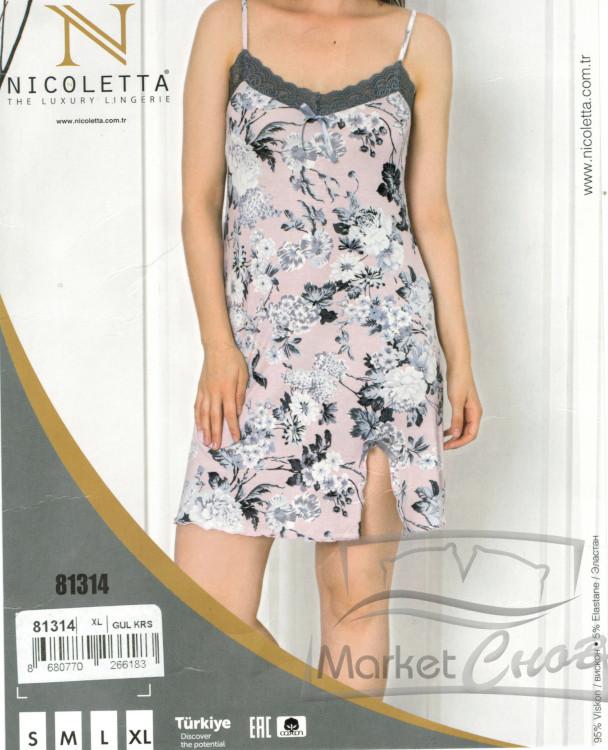 Ночная сорочка на брительках 81314