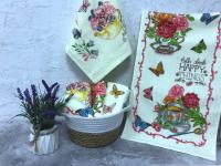 Полотенце Лен махра  34*72 арт.466