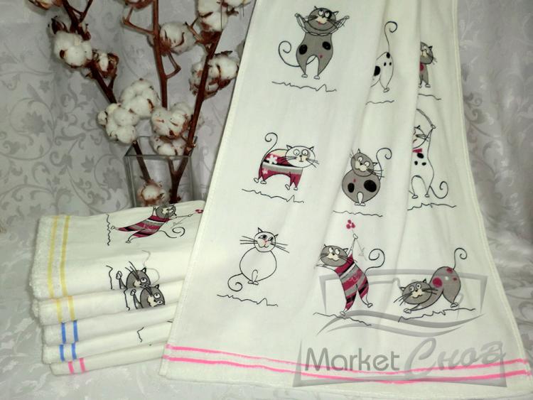 Полотенце Игровые котята 50*90 Китай (6 шт)