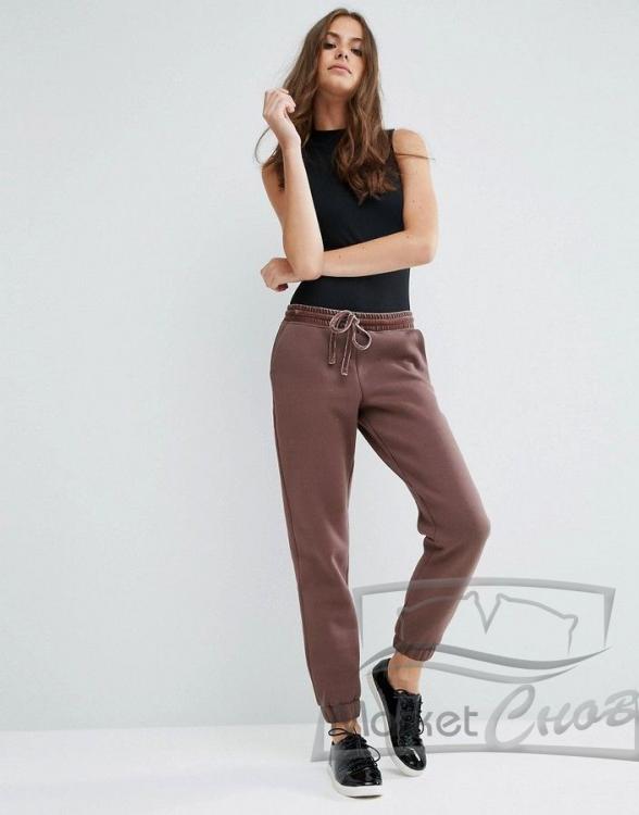 Брюки спортивные женские с начесом 6615