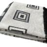 Плед cotton Rajtex 200*220 Геометрия серая 07307с