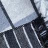 Плед cotton Rajtex 200*220 Геометрия серая 07307с
