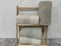 Полотенце Hazangulu lux Flora  хлопок 50*90 (4шт)