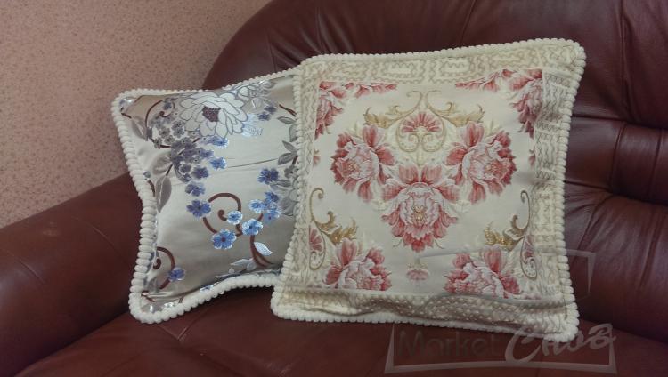 Наволочка декоративная на молнии 50*50 (2шт) Китай