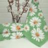 Кухонные полотенца (салфетки) Ромашки зеленые 45х45