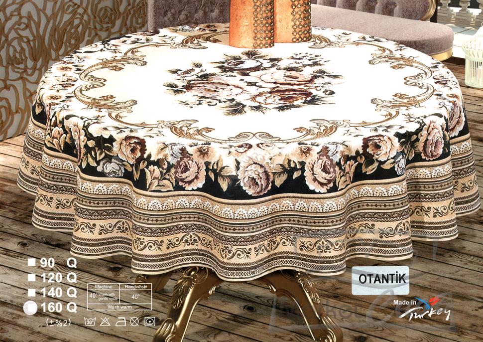 Скатерть диаметр 160. Скатерть гобеленовая круглая 160 см Rosalinda Jackline. Скатерть la Gobelin круглая 140см. Скатерть гобелен круглая в интерьере. Гобеленовые скатерти импортные.