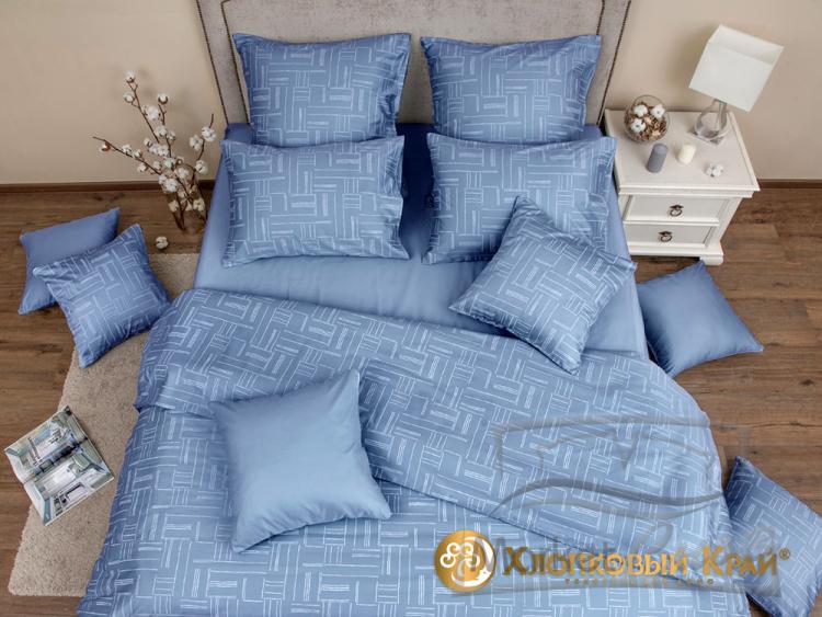 КПБ (2,0 сп.; сатин; 2 нав. 70*70) 6010/9 Арно деним