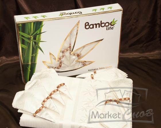 Скатерть Bamboo 160х220 с салфетками