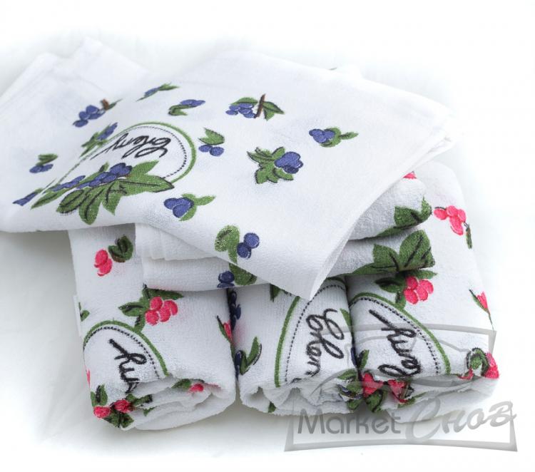 Кухня полотенце махра  34*75 арт.М-401