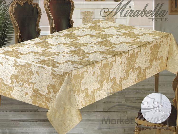 Скатерть Mirabella POLICOTON 160*220 ОВАЛ (Турция)