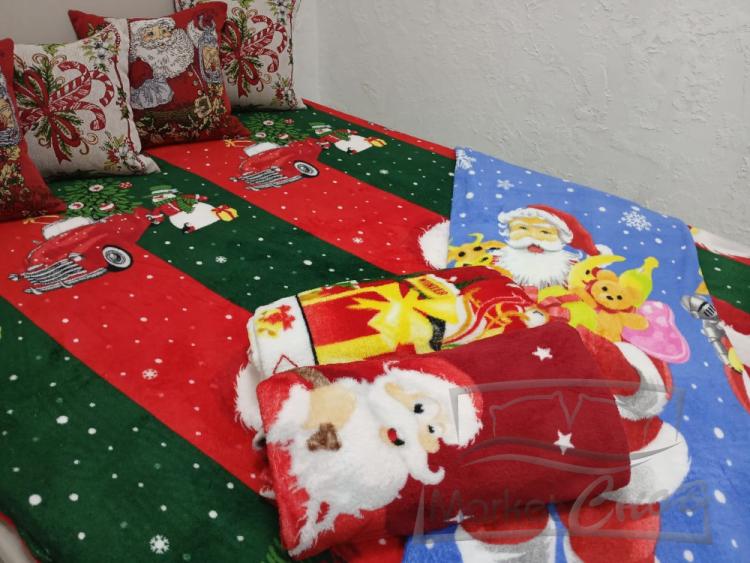 Плед велсофт 170*205 Новый год