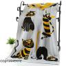 Полотенце Лен Кошки 70*140 Китай (12шт)