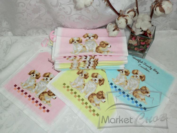 Салфетка с петелькой Такса Китай (24шт)