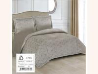 Покрывало одеяло 220*230 с наволочками 50*70 ЕЛКА СЕРЫЙ арт.CG19-20