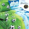 КПБ Райтекс Поплин 1,5 спальный  Юниор (100%хлопок) 150*210 футбол (1 нав 50*70)