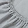 Простыня трикотажная на резинке 090х200х20 см АПРИОРИ серая