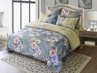 Сатин с вышивкой евро D221