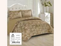 Покрывало одеяло 220*230 с наволочками 50*70 ПАЛЬМА КОРИЧНЕВЫЙ арт.CG19-20