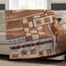 Плед cotton Rajtex 150*200 Геометрия бежевая 07307d