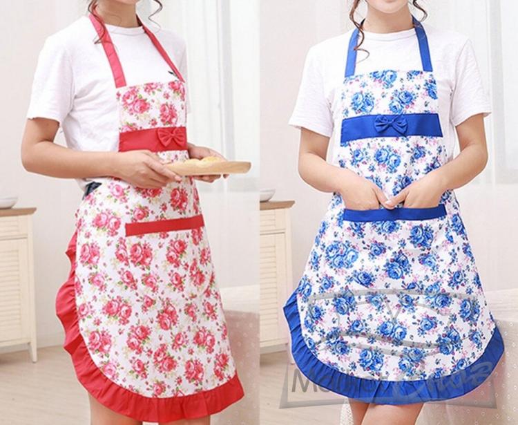 Фартук для кухни с рюшкой
