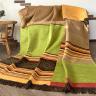 Плед cotton Rajtex 150*200 Диагональ коричневая 08105a