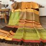 Плед cotton Rajtex 150*200 Диагональ коричневая 08105a