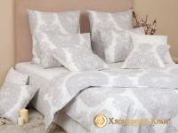 КПБ (1,5 сп.; 2 нав. 70*70; бязь люкс) 5691/3 Сицилия серебро