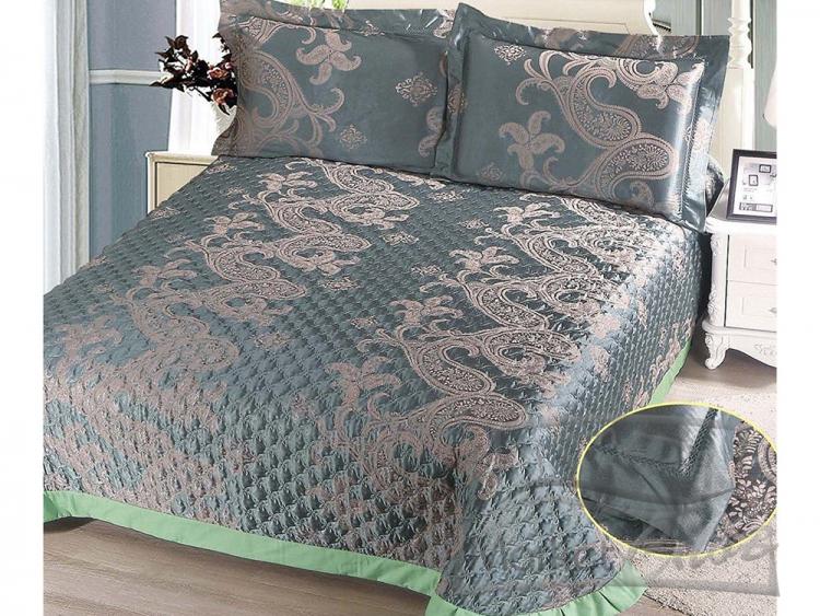 Покрывало стеганое Райтекс 240*260 жаккард +2 нав 50*70 CG21