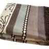 Плед cotton Rajtex 150*200 Орнамент бежевый 09214 m