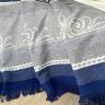 Плед cotton Rajtex 150*200 Орнамент серый 09214a