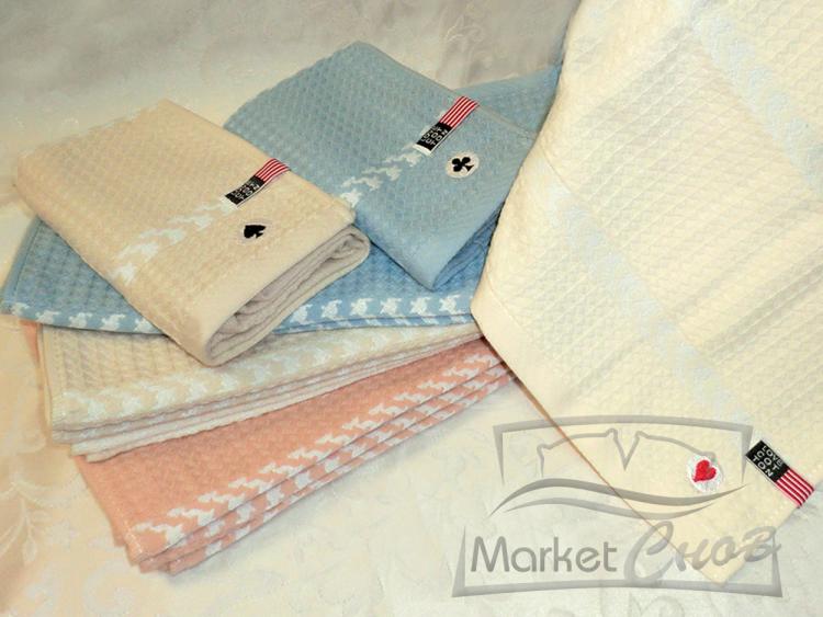 Полотенце Вафельное Love cotton 33*73 Китай (12шт)
