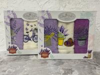 Набор Coton Delux (30*50)x3 махра Лаванда 100% хлопок