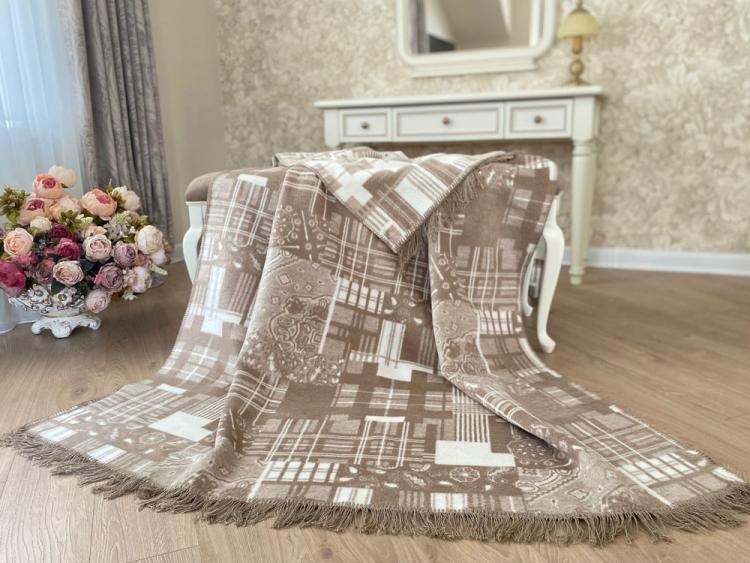 Плед cotton Rajtex 150*200 Латте 24116b
