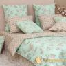 КПБ (Дуэт; 2 нав. 70*70; бязь люкс) 5639/4 Элизабет фисташка