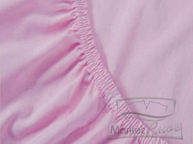 Простыня трикотажная на резинке 120х200х20 см АПРИОРИ лиловый