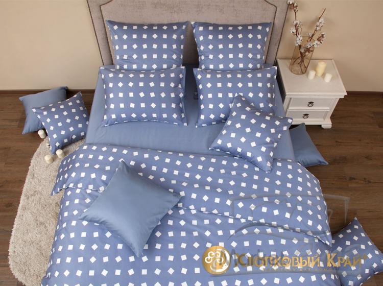 КПБ (1,5 сп.; сатин; 2 нав. 70*70) 5707/1 Тет-а-тет деним