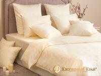 КПБ (1,5 сп.; сатин; 2 нав. 70*70) 5719/4 Амелия сливки