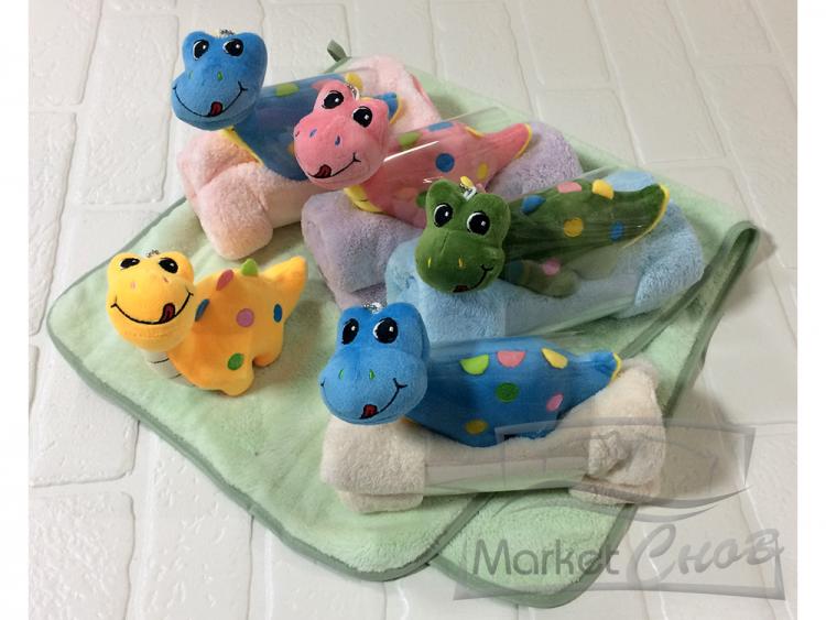 Полотенце с игрушкой  микрофибра  34*76 Китай