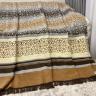 Плед cotton Rajtex 200*220 Блюз коричневый 14128c