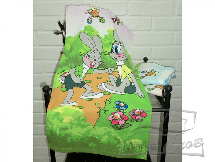 Полотенце лен махра Ну, погоди 33*75 арт.1811364